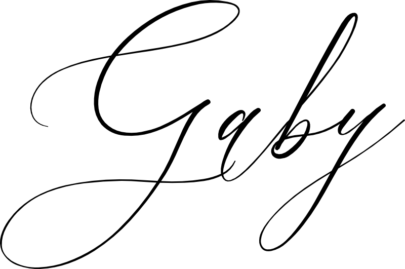 Unterschrift Gaby